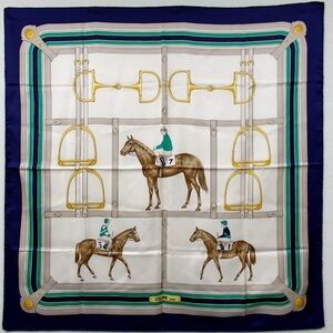 CELINE Horse Pattern Silk Scarf 😍🐎